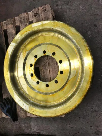 Roda ferroviária de ferro fundido/aço forjado roda ferroviária de fundição para vagão de mineração